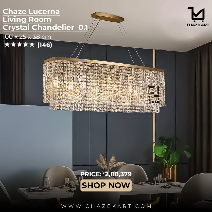 Chaze Lucerna, Living Room Chandelier 100x25x38 cm