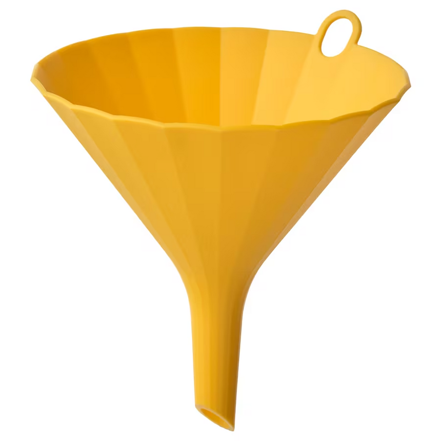 IKEA UPPFYLLD Funnel Bright Yellow 11.5 cm