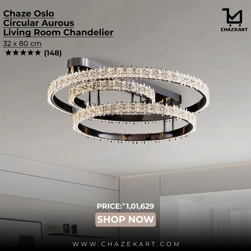 Chaze Oslo, Living Room Chandelier 32x80 cm