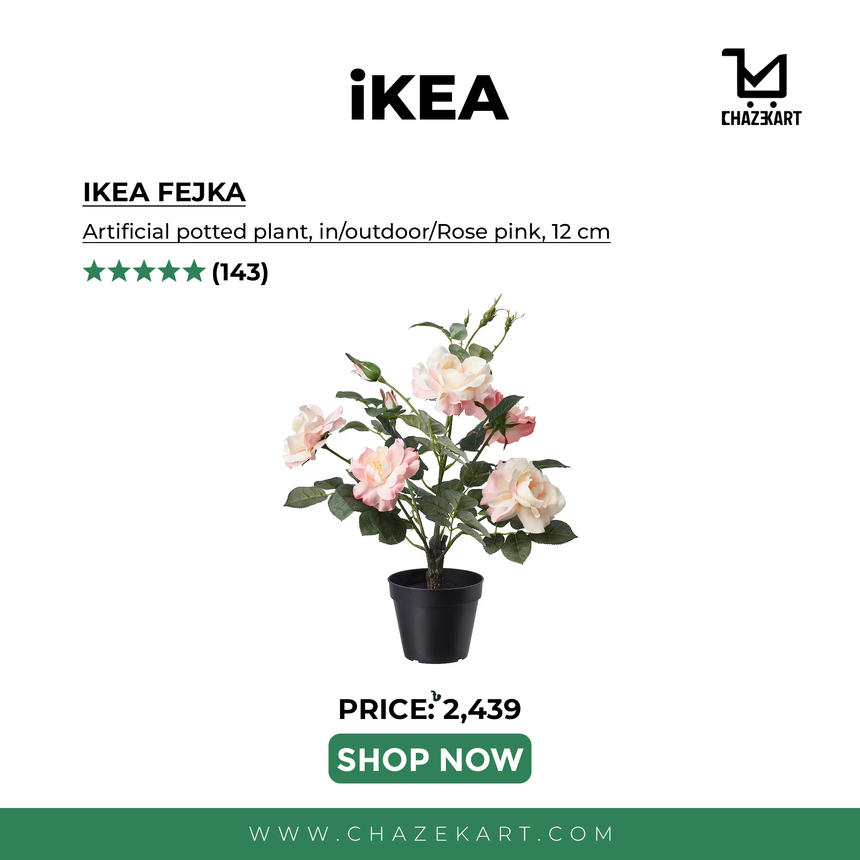 IKEA FEJKA Artificial potted plant, in/outdoor/Rose pink, 12 cm