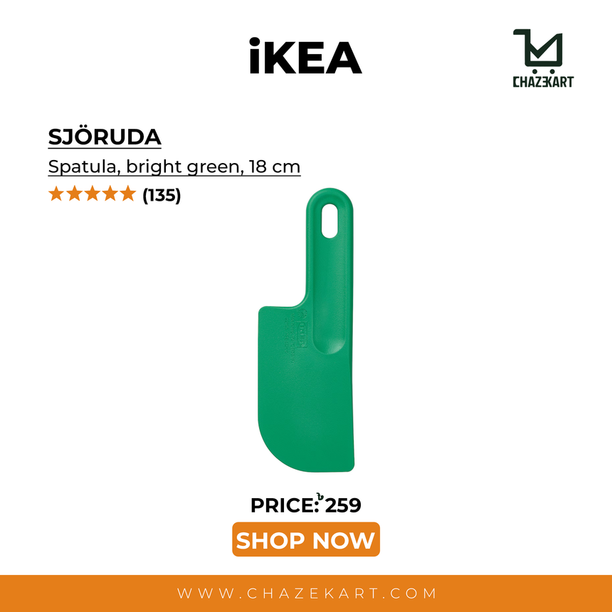 IKEA SJORUDA Spatula, Bright Green, 18 cm