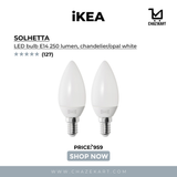 IKEA SOLHETTA LED bulb E14 250 lumen chandelier/opal white