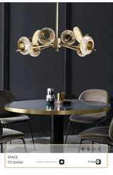 Chaze Cortina, Living Room Chandelier 17x57x100 cm