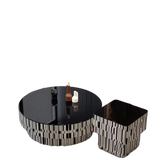 Chaze Trevona Center Table 30x90+40x40x40 cm Set of 2