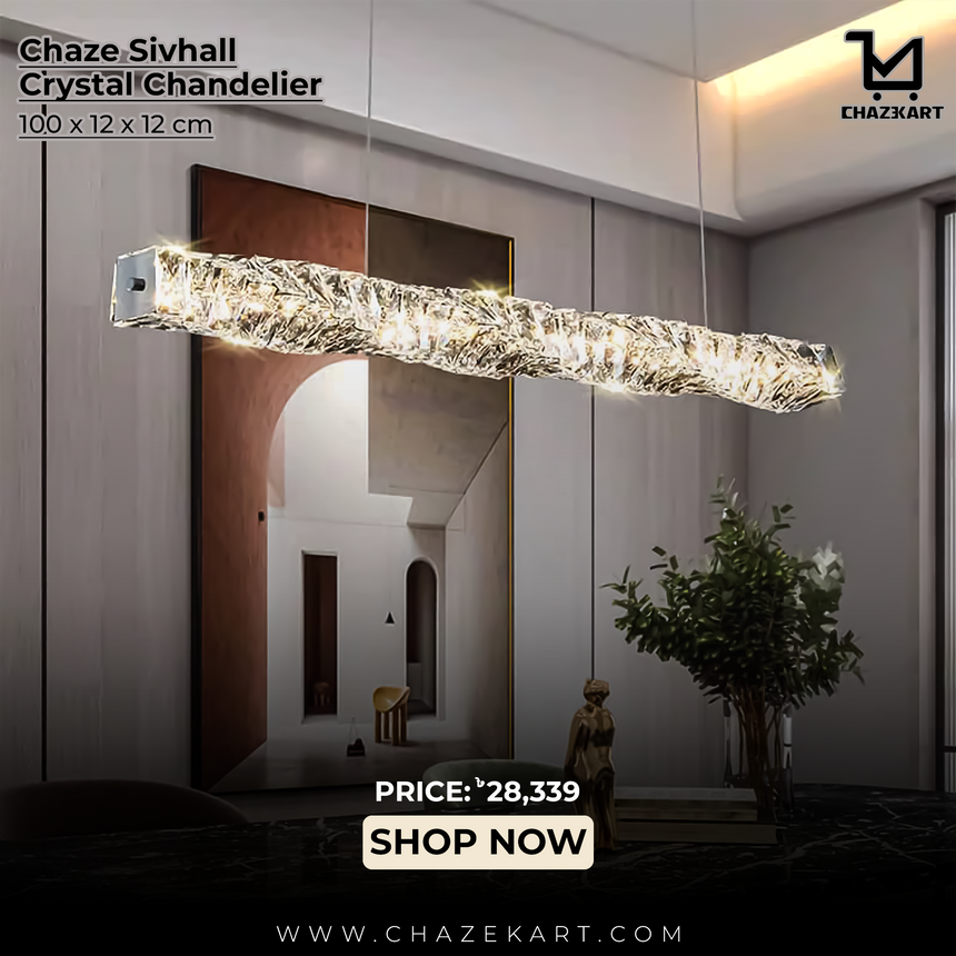 Chaze Sivhall, Dining Chandelier 100x12x12 cm