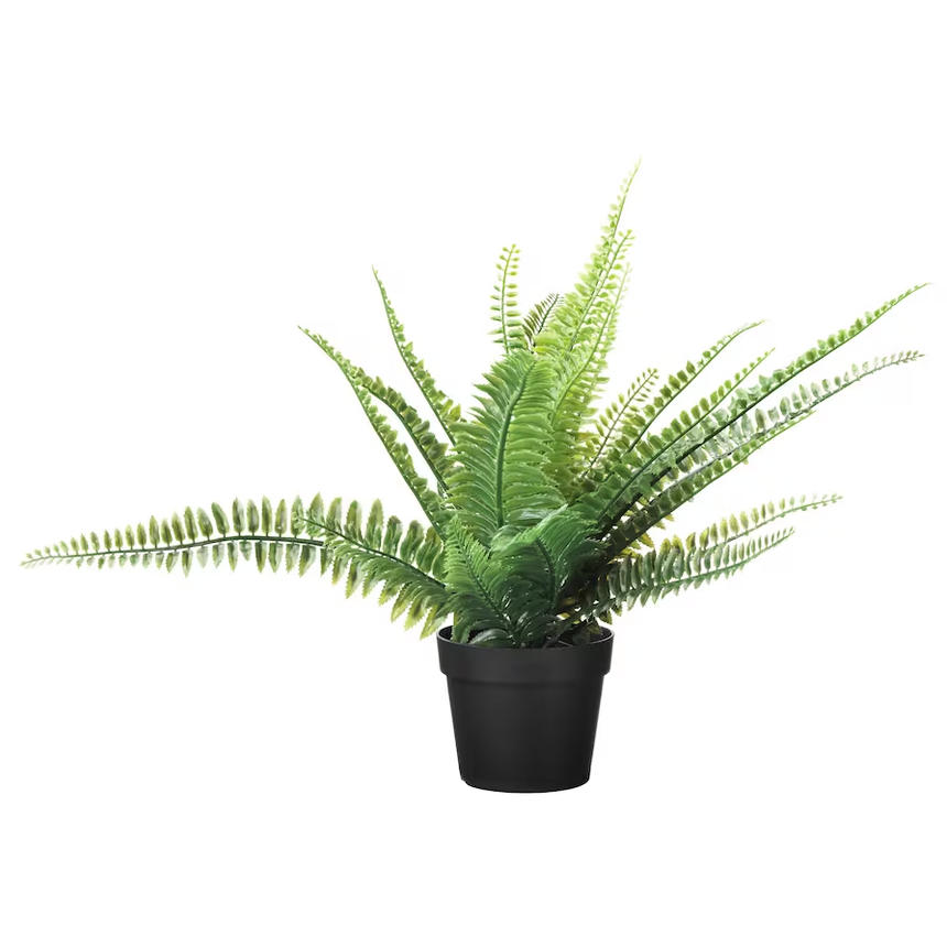 IKEA FEJKA Artificial potted plant, in/outdoor Fern, 9 cm