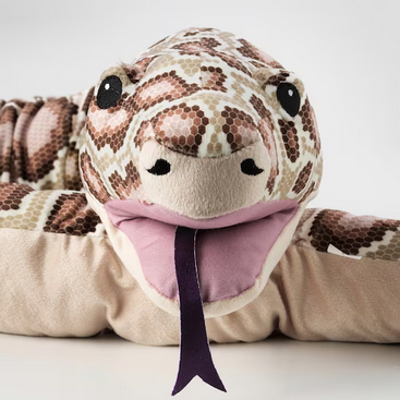 IKEA DJUNGELSKOG Glove Puppet, Snake/Burmese Python