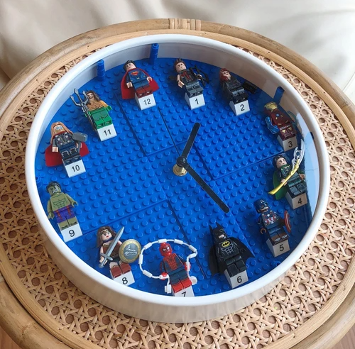 LEGO Wall Clock - Blue (Prebook)