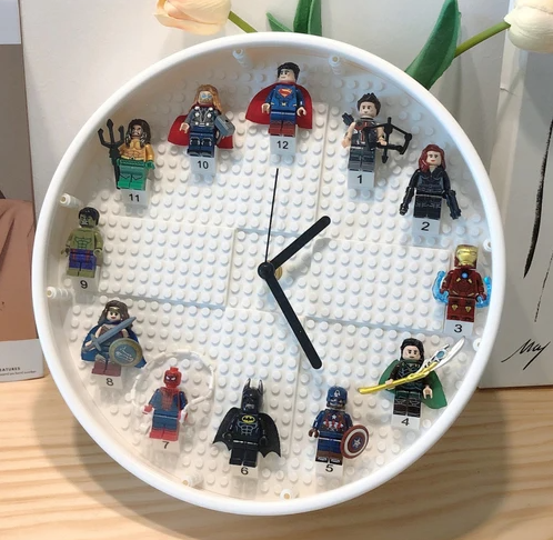 LEGO Wall Clock - White (Prebook)