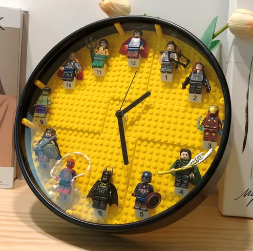 LEGO Wall Clock - Yellow (Prebook)