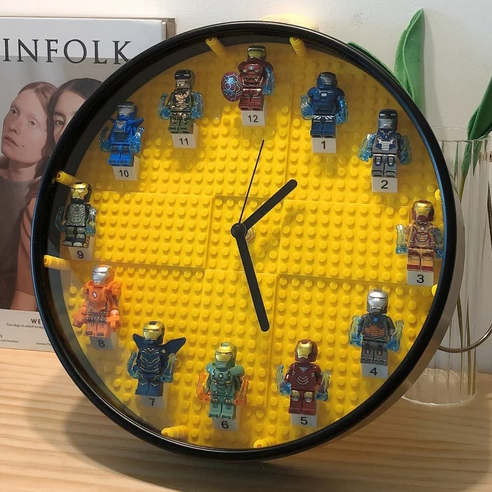 LEGO Wall Clock - Yellow (Prebook)