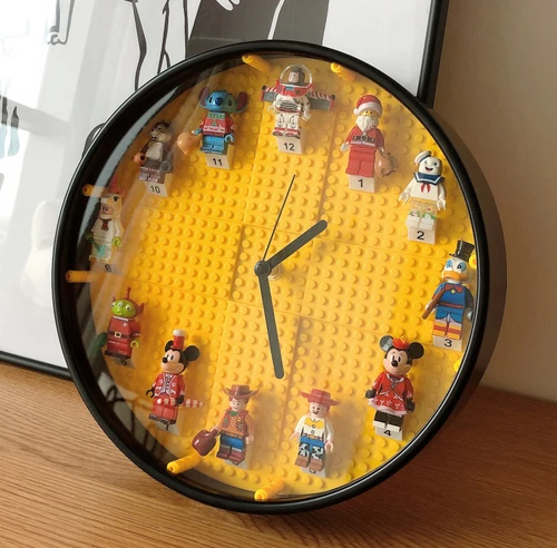 LEGO Wall Clock - Yellow (Prebook)