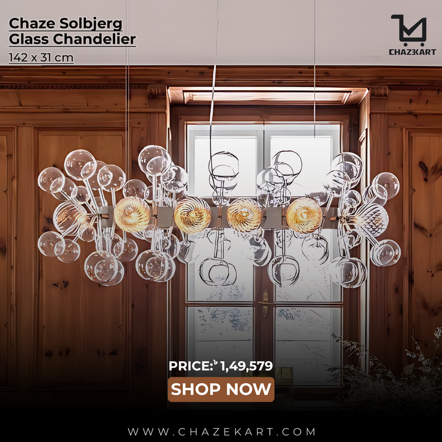 Chaze Solbjerg, Dining Chandelier 142×31 CM