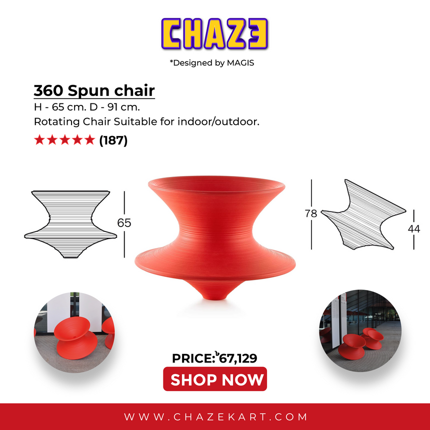 CHAZE MAGIS Spun Chair ( Red )