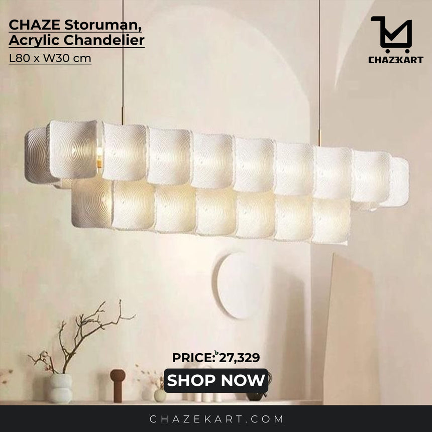 CHAZE STORUMAN, Acrylic Chandelier 80 cm