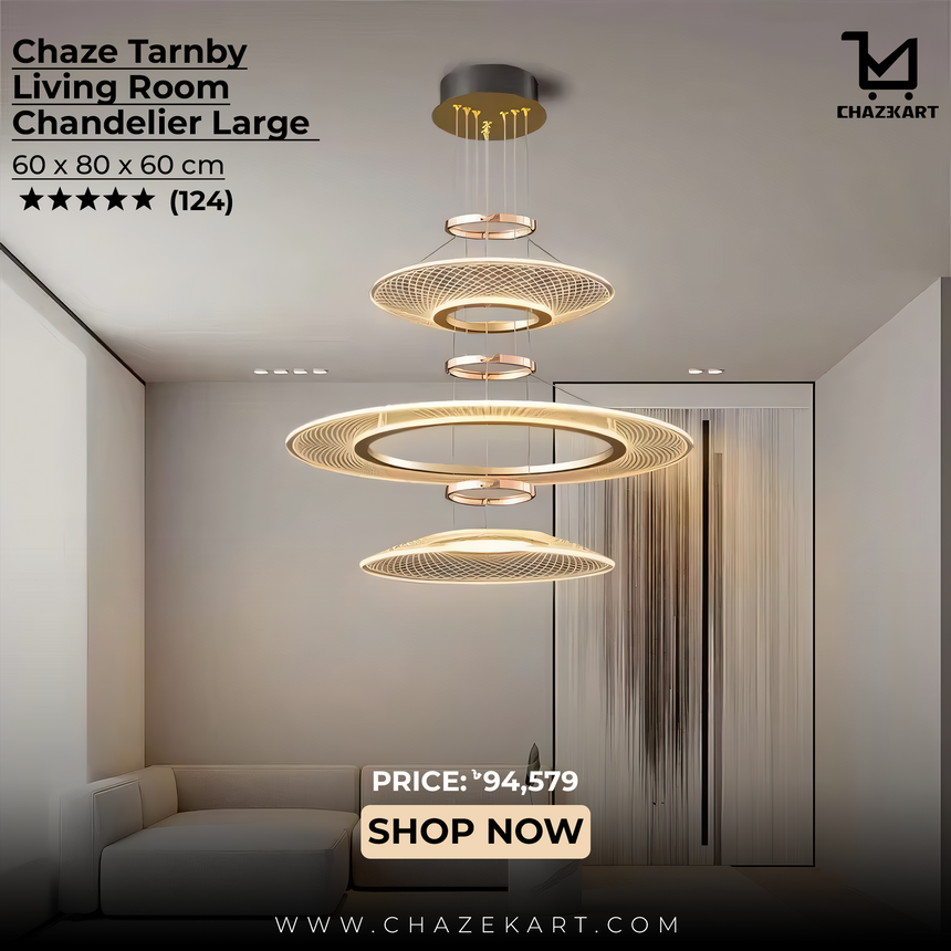 Chaze Tarnby, Living Room Chandelier 60x80x60 cm