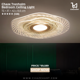 Chaze Trenholm, Bedroom Ceiling Light 72+57+42x10.5 cm