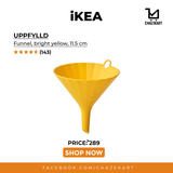 IKEA UPPFYLLD Funnel Bright Yellow 11.5 cm