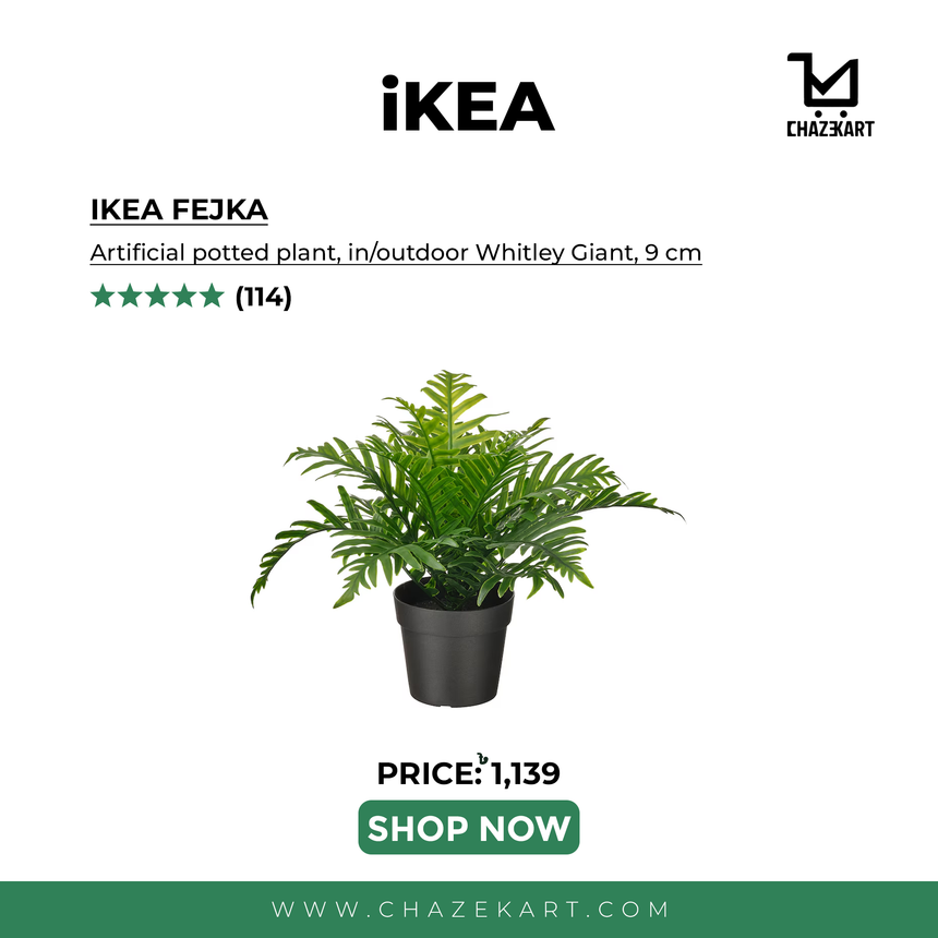 IKEA FEJKA Artificial potted plant, in/outdoor Whitley Giant, 9 cm