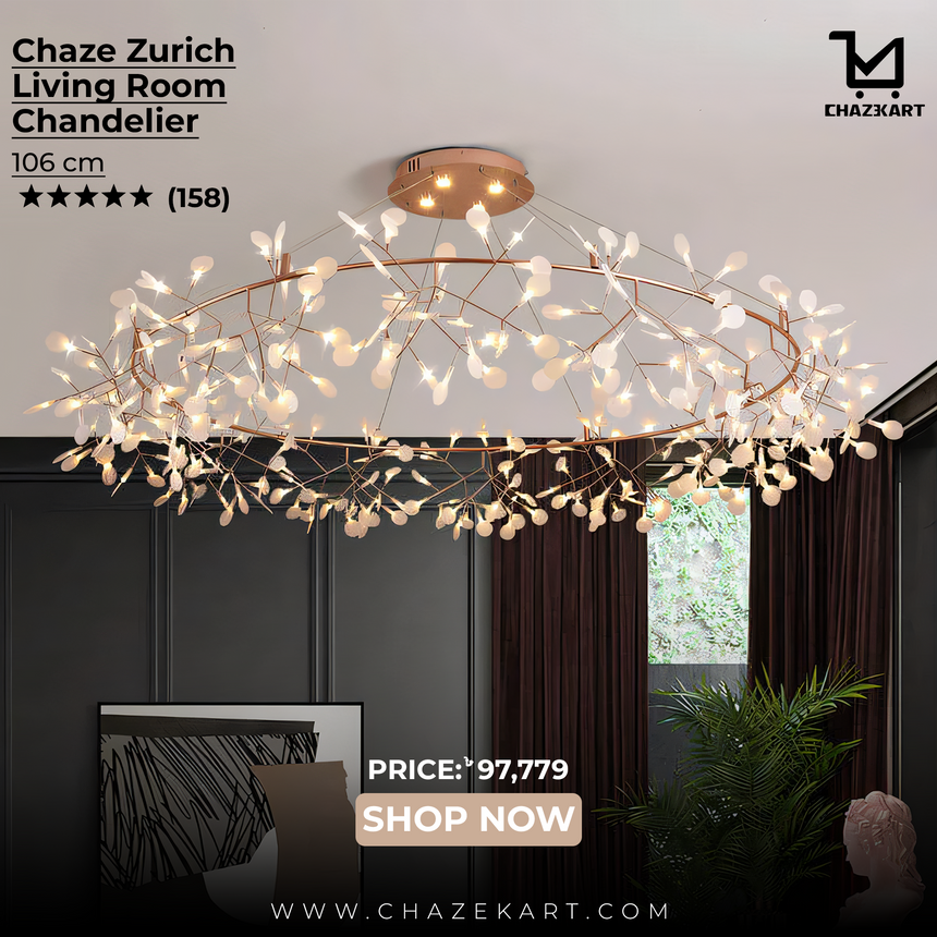 Chaze Zurich, Living Room Chandelier 106 cm