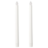 IKEA ADELLOVTRAD LED candle, white/indoor, 28 cm