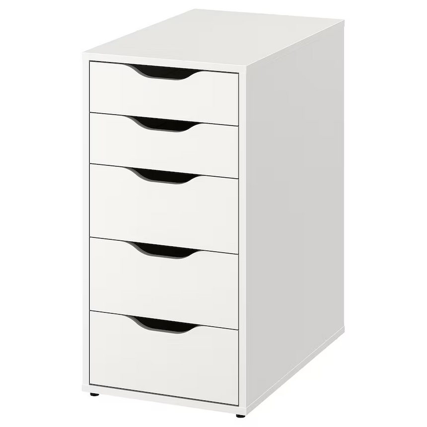 IKEA ALEX Drawer unit, white, 36x70 cm (Prebook)