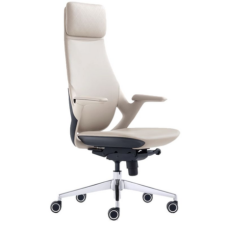 Chaze Minsk Chair with Adjustable Seat Height & High-Back - Beige