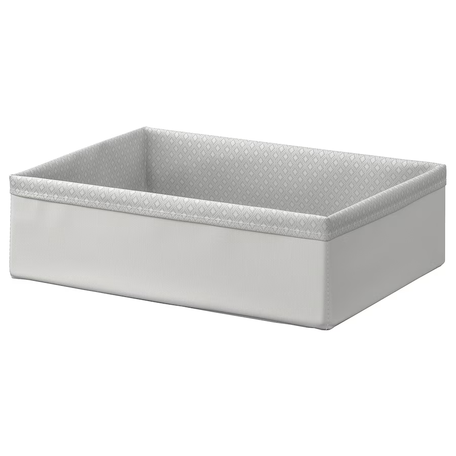 IKEA BAXNA organiser grey/white 26x34x10 cm