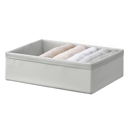 IKEA BAXNA organiser grey/white 26x34x10 cm