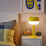 IKEA BLASVERK table lamp yellow 36 cm
