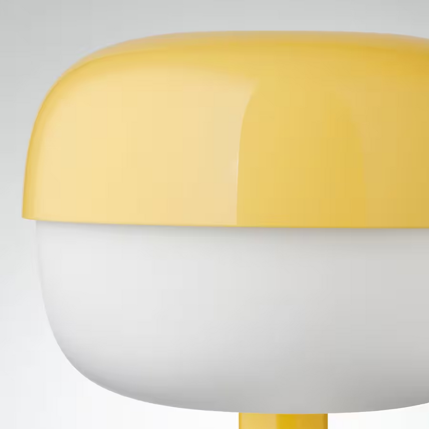 IKEA BLASVERK table lamp yellow 36 cm