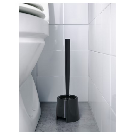 IKEA, BOLMEN toilet brush/holder black