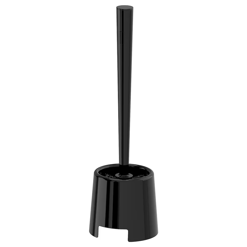 IKEA, BOLMEN toilet brush/holder black