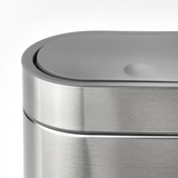 IKEA BROGRUND Touch top bin, stainless steel, 4 l