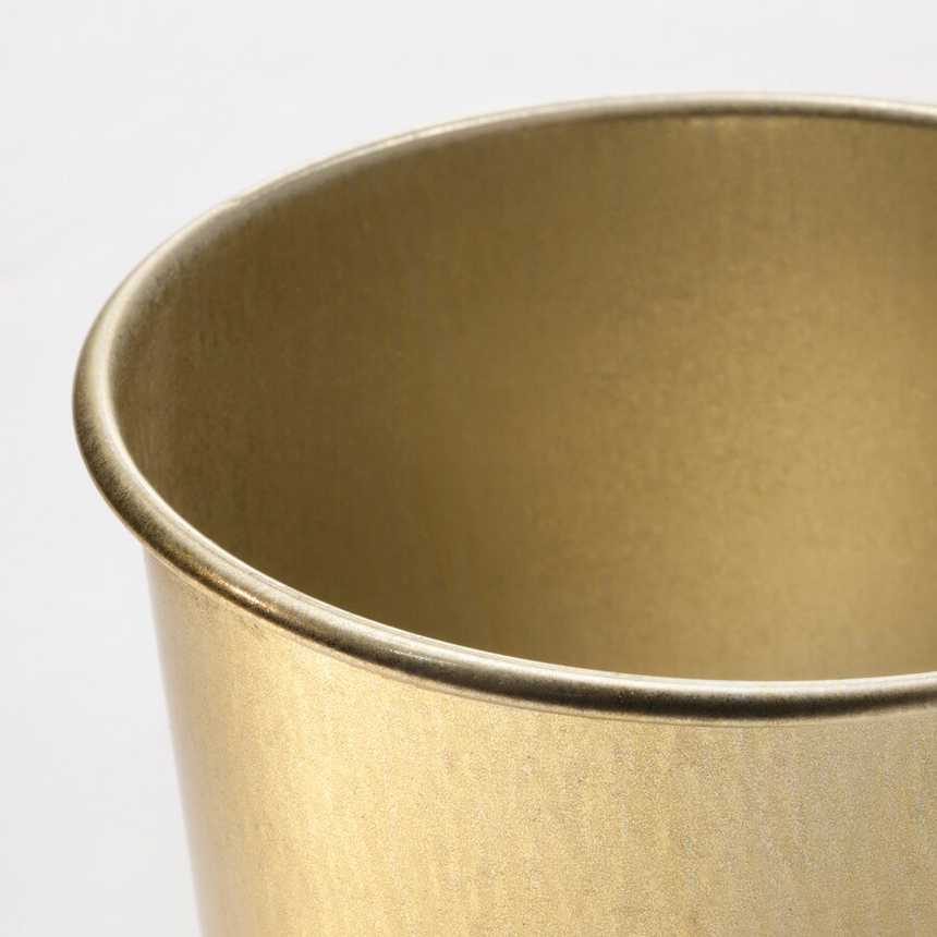 IKEA DAIDAI plant pot brass-colour 9 cm