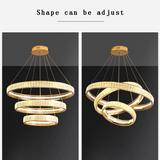 Chaze Rosendahl, Living Room Chandelier 40+60+80x150 cm