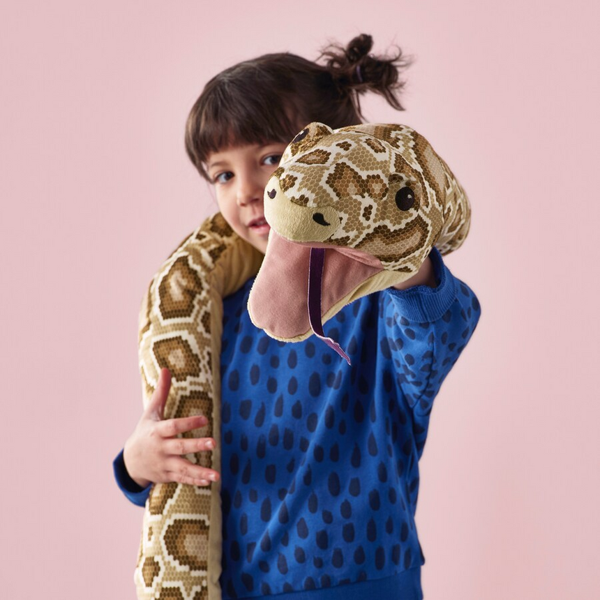 IKEA DJUNGELSKOG Glove Puppet, Snake/Burmese Python