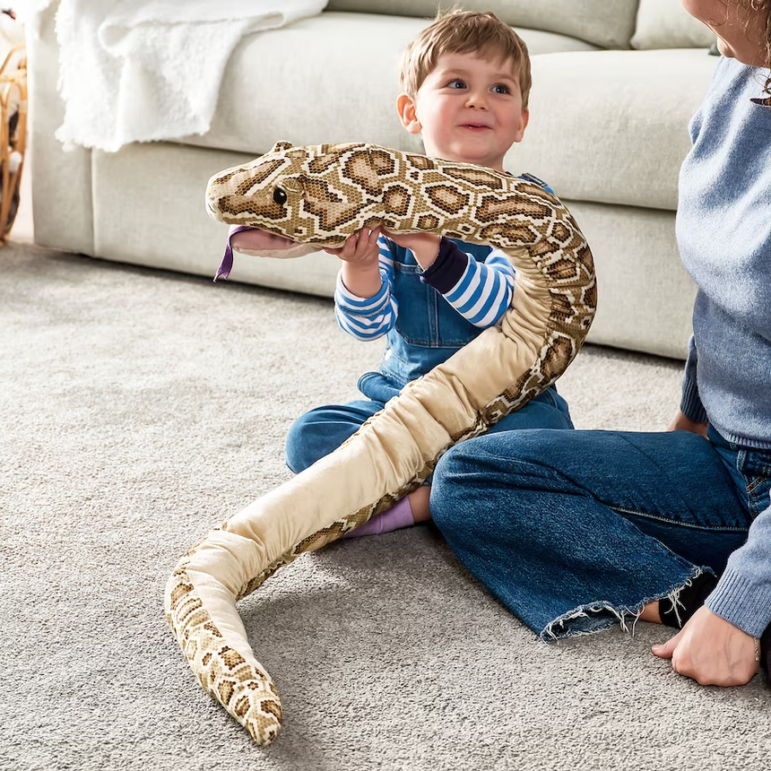 IKEA DJUNGELSKOG Glove Puppet, Snake/Burmese Python