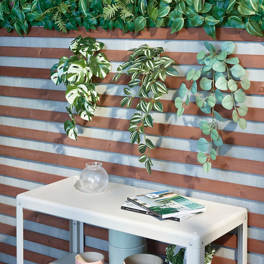 IKEA FEJKA Artificial plant with wall holder, in/outdoor/Green