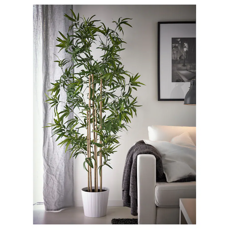 IKEA FEJKA Artificial potted plant, in/outdoor bamboo, 23 cm