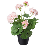 IKEA FEJKA Artificial potted plant, in/outdoor/Geranium pink, 12 cm