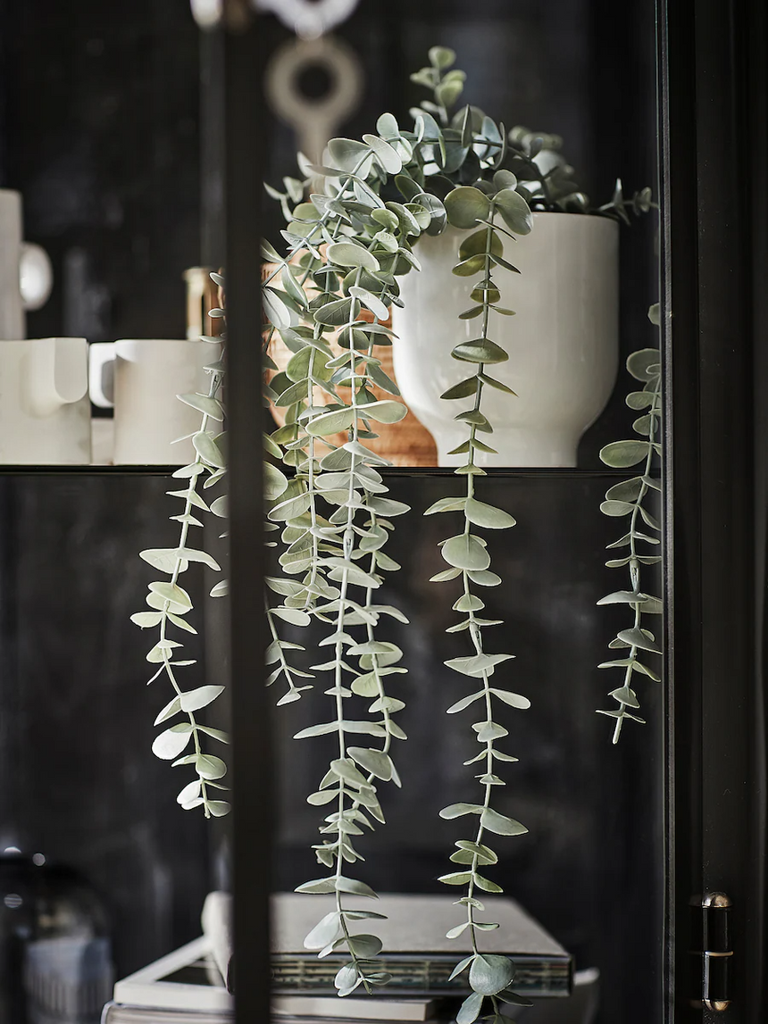 IKEA FEJKA Artificial potted plant, in/outdoor hanging/eucalyptus, 9 cm