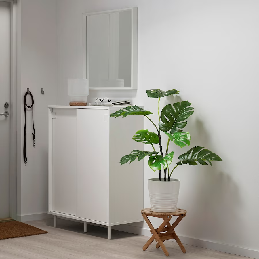 IKEA FEJKA Artificial potted plant, in/outdoor Monstera, 19 cm