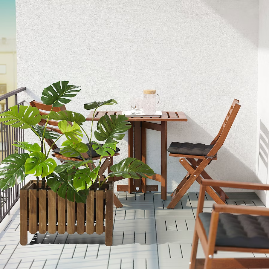 IKEA FEJKA Artificial potted plant, in/outdoor Monstera, 19 cm