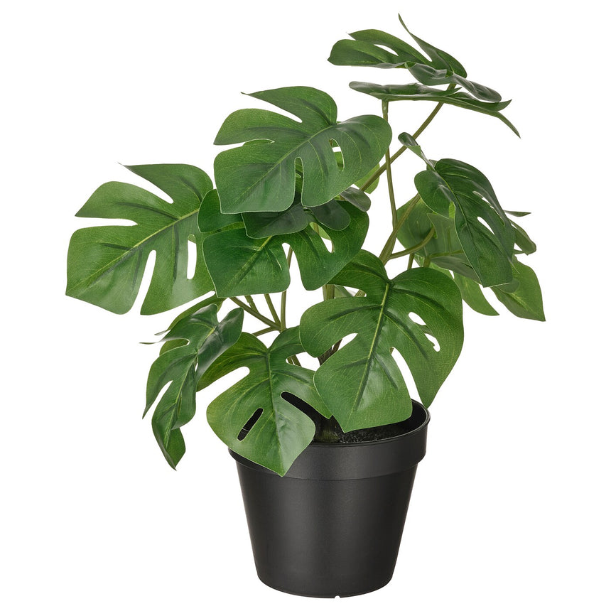 IKEA FEJKA Artificial potted plant, in/outdoor Monstera 12 cm