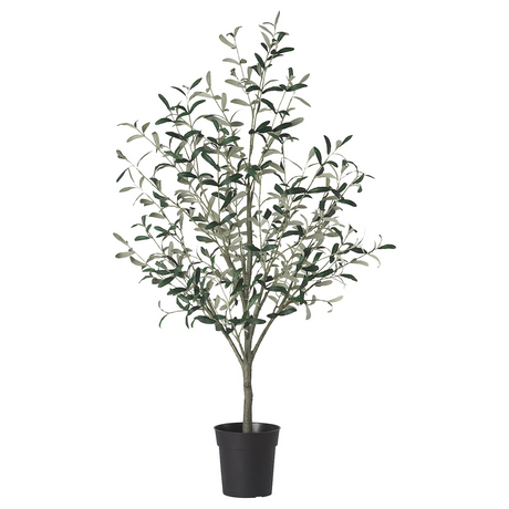 FEJKA artificial potted plant, in/outdoor Olive tree, 19 cm