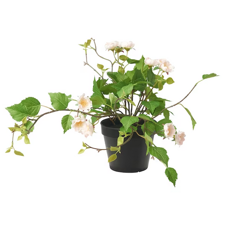 IKEA FEJKA Artificial potted plant, in/outdoor/Rose light pink, 12 cm