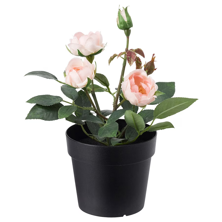 IKEA FEJKA Artificial potted plant, in/outdoor/Rose pink, 9 cm