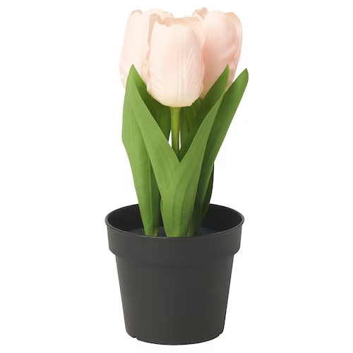 IKEA FEJKA artificial potted plant in/outdoor/Tulip pink 9 cm