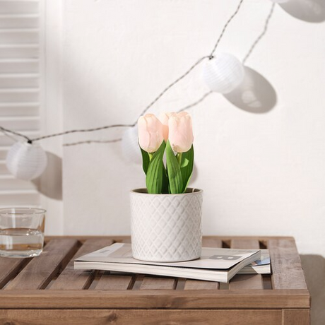 IKEA FEJKA artificial potted plant in/outdoor/Tulip pink 9 cm